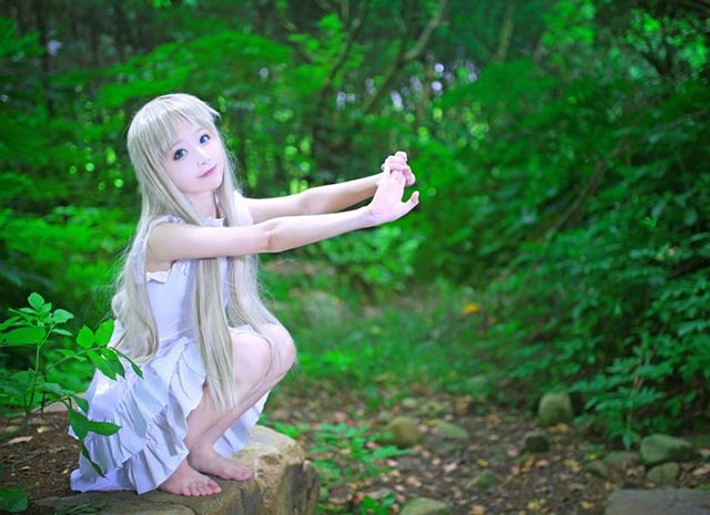 本間芽衣子cosplay
