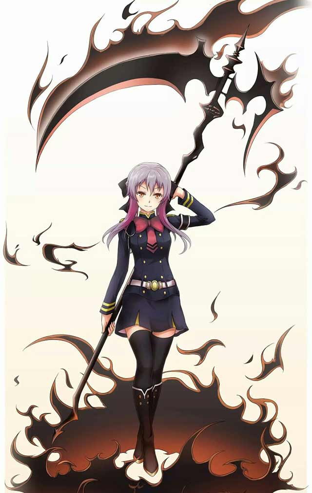 終結的熾天使女主柊筱婭女裝C服全套定做