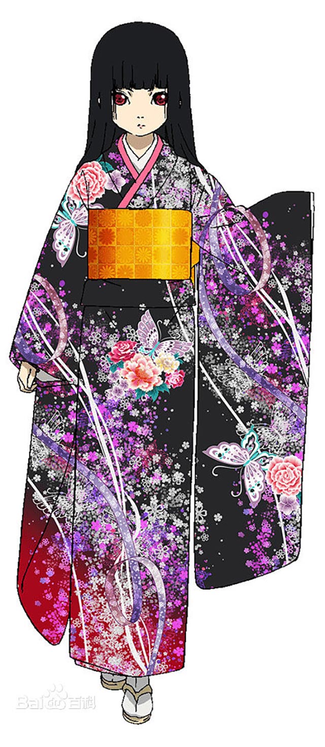 地獄少女閻魔愛cos和服定做