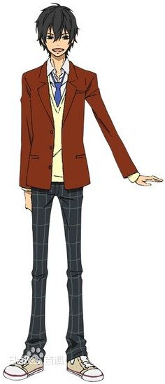 鄰座的怪同學男主角吉田春假發定做