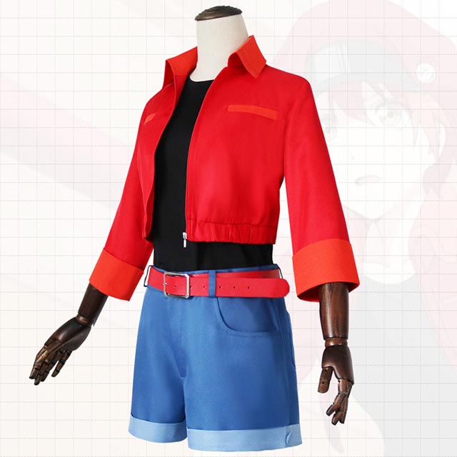 女主紅細胞女裝c服定做