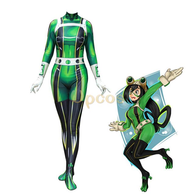 蛙吹梅雨cosplay服裝全套設(shè)計來圖定制