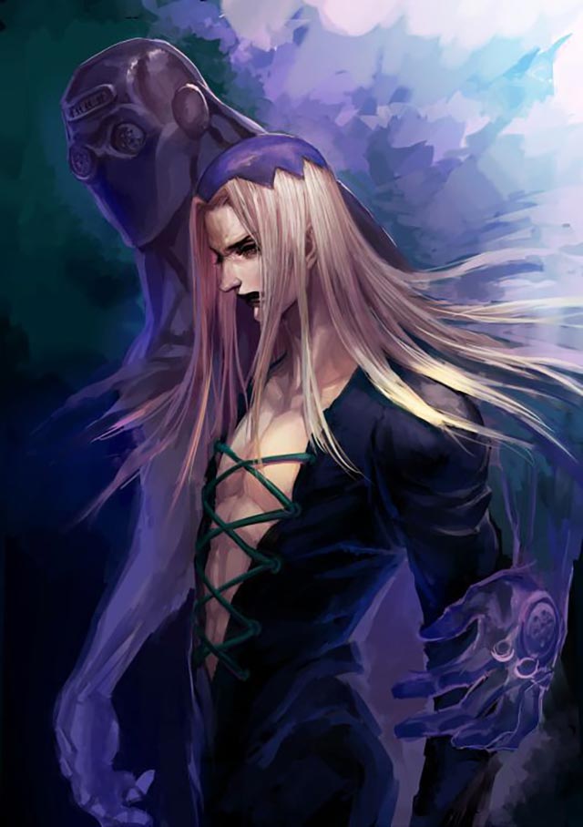 JOJO的奇妙冒險之雷歐阿帕基cosplay假發高仿真訂做