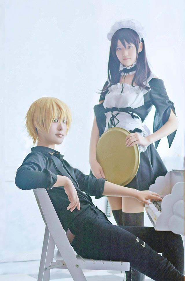 會長是女仆cosplay