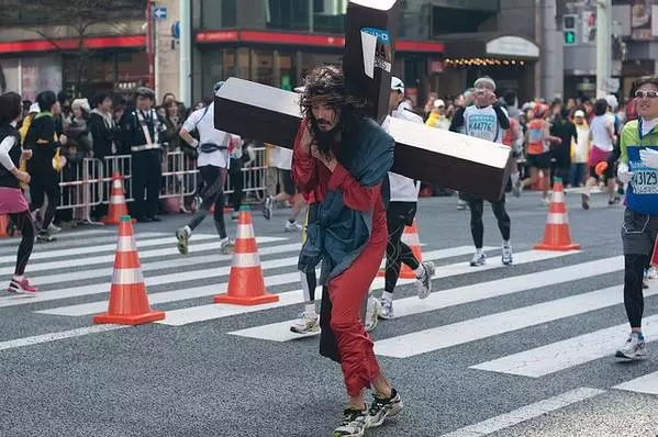 馬拉松上的cosplay服裝