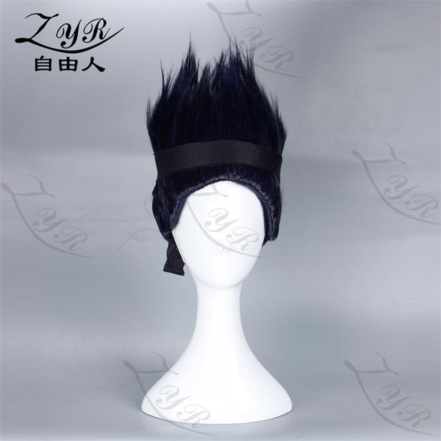 干柿鬼鮫沖天深藍色假頭發(fā)