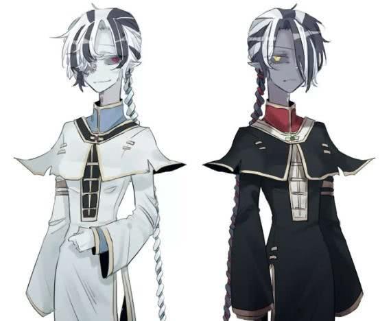 第五人格中的黑白無常謝必安和范無咎魂曲cos服裝定制