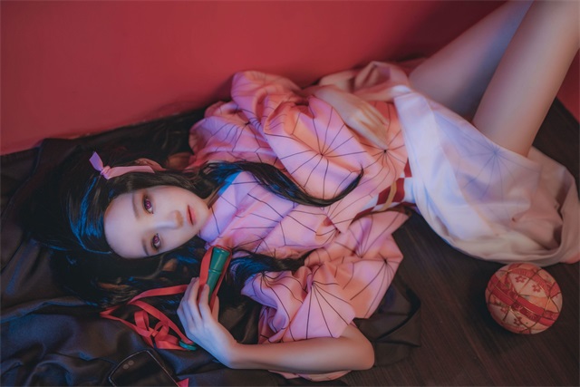 桜桃喵灶門禰豆子cosplay圖片