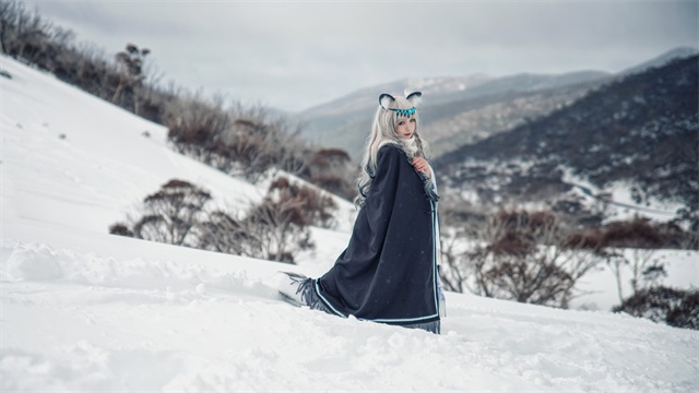 明日方舟初雪cosplay寫真